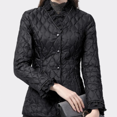 批发网图羽绒棉服女短款外套时尚羽绒棉衣保暖棉袄时尚防寒2025冬季