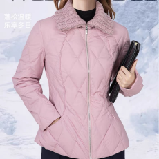 批发网图羽绒棉服女短款外套时尚羽绒棉衣保暖棉袄时尚防寒2025冬季