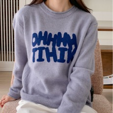 秋冬新款软糯毛衣慵懒风高级感套头保暖针织衫