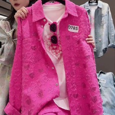 批发原创韩系设计感十字花满印休闲裤<b class='q'>女</b>秋季新款宽松阔腿运动<b class='q'>长裤</b>