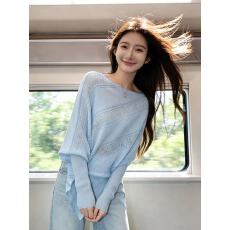 批发夏季薄款外搭慵懒<b class='q'>宽松</b>天丝长袖空调衫上衣女薄纱冰丝防晒针织罩衫