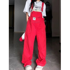 批发多巴胺夏季穿搭女2026夏装新款学院风背带裤学生班服团队服