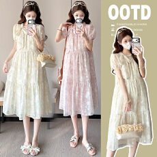 批发实拍<b class='q'>时尚</b><b class='q'>大码</b>2026夏季新品孕妇装连衣裙