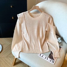 批发实拍<b class='q'>韩版</b>慵懒风针织衫女2025年秋季新款设计感不对称法式打底上衣