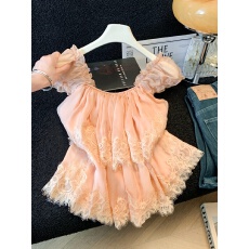 实拍背心女夏季外穿设计感纯欲甜美显瘦漂亮小衫上衣