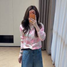 批发粉色花朵薄款气质针织<b class='q'>开衫</b><b class='q'>女</b>装2026春夏新款休闲百搭防晒上衣