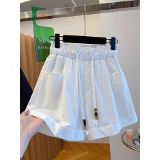 批发【原版做工】特大码300斤阔腿短裤<b class='q'>女</b>夏2026新款宽松休闲高腰裤