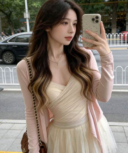 사람들 면 오픈 가디건 폴리 에스터 인터넷 슬립 순수한 욕망 V넥 십자가 망사 캐미솔 여름 부드러운 맨위
