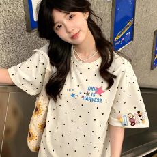 批发2026夏季配辅料（纯棉220克精梳紧密）短袖t恤女