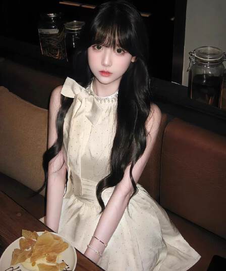 생일 party 작은 드레스 여성 고급 절묘한 명문 여성 천 골드 센스 진주 다이아몬드 세팅 나비 행침 목 매듭 도트 무늬 치마