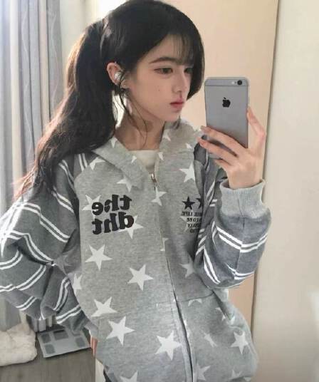 2026 가을 얇은 스타일 전체 자수 백금 지퍼 이후 패키지 칼라 순수한 Mianhua 면 복합 후드티 여성