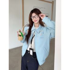 批发设计感立体花朵刺绣休闲夹克外套女2026秋季新款百搭翻领上衣