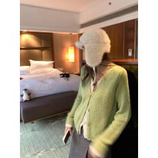 批发春<b class='q'>夏</b>2025年新款V领宽松慵懒风针织衫秋季长袖毛衣