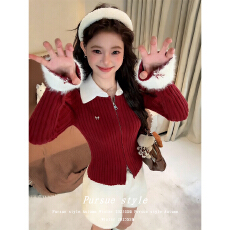 批发polo领内搭针织衫女冬季新款修身巨好看<b class='q'>长袖</b>毛衣上衣潮