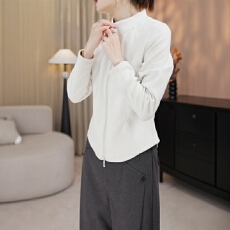 批发绒280克双拉链立领长袖卫衣女秋东季时尚百搭<b class='q'>修身</b>上衣