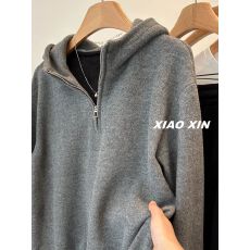 德绒复真超特大码300斤拉链连帽套头加绒卫衣女帽衫上衣冬