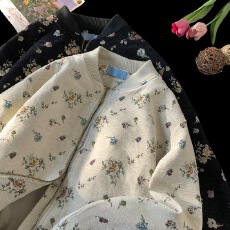 批发新中式外套女国风复古碎花<b class='q'>夹克</b>2026春秋<b class='q'>新款</b>小众潮牌情侣装棒球服