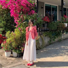 批发梅子粉绑带针织衫女春季<b class='q'>新款</b><b class='q'>毛衣</b><b class='q'>新款</b>百搭宽松慵懒上衣