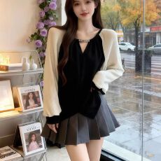 批发大码小香风镂空长袖衬衫女秋季新款<b class='q'>胖</b><b class='q'>mm</b>宽松显瘦内搭外穿辣妹上衣