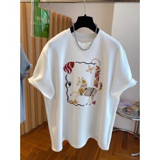 批发21支纯棉-210克100%棉 2026年春<b class='q'>夏装</b>短袖T恤<b class='q'>女</b>韩版印花