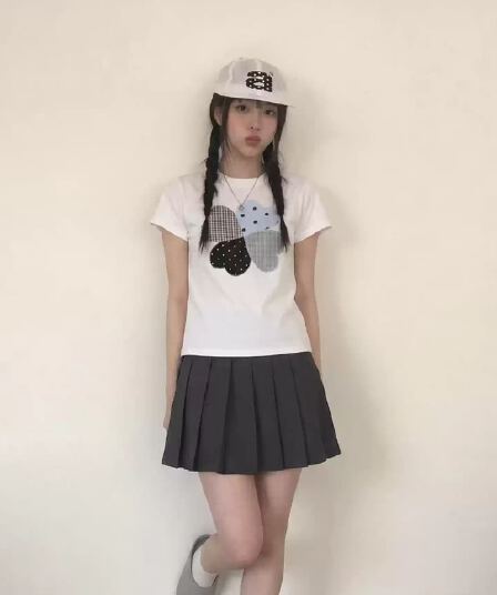 40 순면 220 그램 92 면 8 암모니아 Lun 긍정적 인 어깨 반팔 티셔츠 여성 프린트