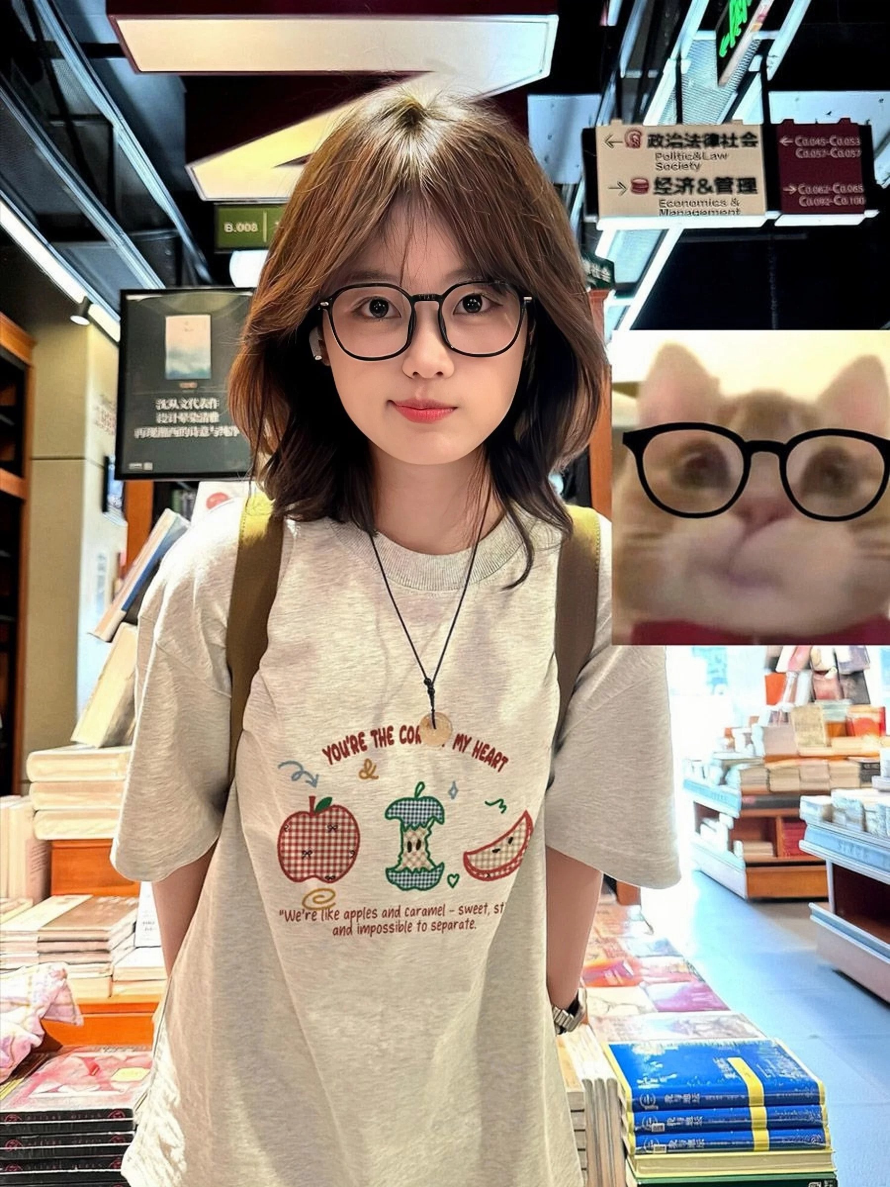 경관 그림 21 순면 210 그램 여름 드레스 한 부서 반팔 티셔츠 여성 한국 스타일 루즈핏 빅 사이즈 프린트