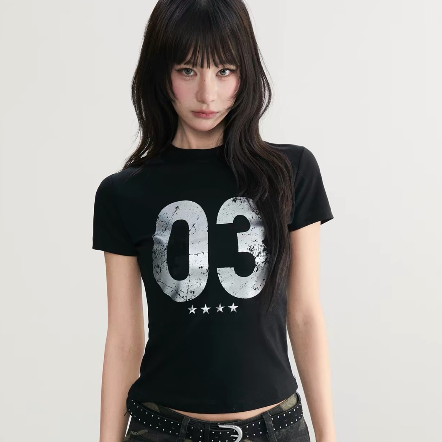 40 220 그램 빗질하다 92 면 8 암모니아 Lun 이후 패키지 칼라 몸매 가꾸기 슬림해 보이는 긍정적 인 어깨 반팔 티셔츠 여성