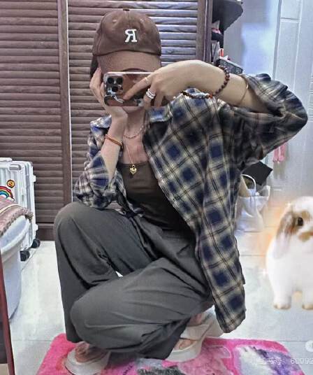 연삭 털 해군 체크무늬 한 부서 재킷 긴팔 셔츠 새로운 레트로 셔츠 느긋한 루즈핏 맨위 캐주얼