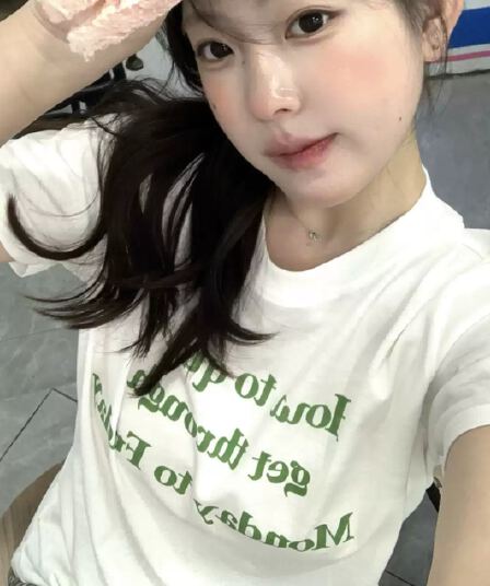40 순면 220 그램 92 면 8 암모니아 Lun 긍정적 인 어깨 반팔 티셔츠 여성 프린트