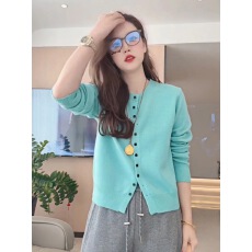 批发长袖薄款灰色<b class='q'>针织</b><b class='q'>开衫</b>外套春装女款2026年新款chic韩系<b class='q'>针织</b>衫上衣