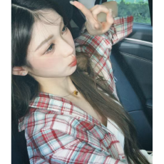 批发辣妹复古磨毛格纹<b class='q'>长袖</b>衬衫女春秋纯欲慵懒风宽松休闲格子衬衣上衣