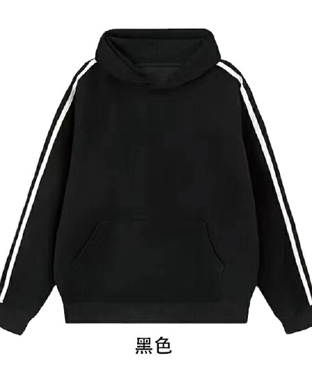 복합 우유 실크 320 그램 후드 아메리칸 후드티 남녀 3개 바 공란 에디션