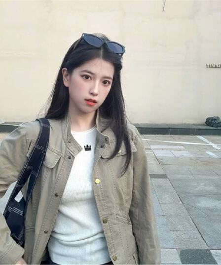한국 스타일 레트로 마 오래된 스탠드 칼라 쇼트 스타일 데님 여성 코트 봄 가을 새로운 몸매 가꾸기 슬림해 보이는 긍정적 인 어깨 재킷 맨위