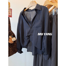 批发300斤特大码v领蕾丝假两件<b class='q'>衬衫</b>女长袖<b class='q'>衬衣</b>