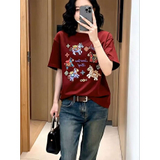 批发t恤女针织衫夏季上衣宽松设计感小众<b class='q'>街头</b>