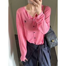 批发刺绣天丝亚麻针织<b class='q'>开衫</b><b class='q'>女</b>欧洲站2025夏装新款欧货<b class='q'>女</b>装薄款防晒衣潮