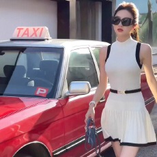 批发小香风针织<b class='q'>连衣裙</b>女修身背心裙法式连身裙套装气质短裙