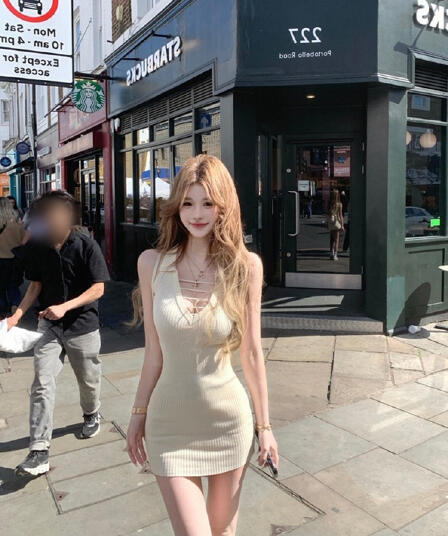 한국 품격 얼음 실크 여성 드레스 여름 유럽과 미국 작은 키 심장 기계 나이트 클럽 순수한 욕망 섹시함 핫걸 ol 타이트 스커트