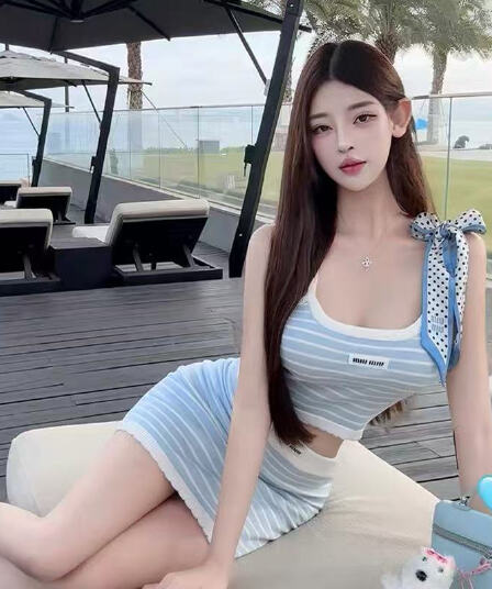 장 원 영어 스타일 순수한 욕망 섹시함 몸매 가꾸기 세트 여성 조끼 타이트 스커트 투피스 세트