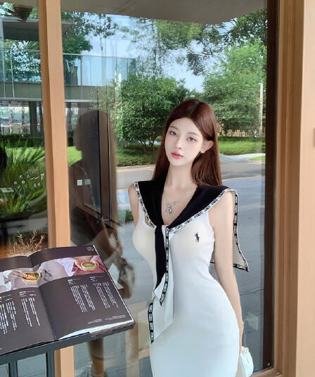 한 부서 품격 명문 여성 부드러운 숙녀 해군 스타일 ol 얼음 실크 드레스 코디 숄 투피스 세트