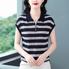 批发妈妈装<b class='q'>圆领</b>洋气纯色烫钻小衫时尚夏季短袖T恤减龄百搭女上衣