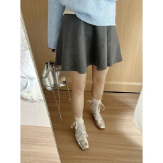 批发2025新款短<b class='q'>裙</b>女秋冬百搭针织半身<b class='q'>裙</b>打底毛线蓬蓬<b class='q'>裙</b>百褶高腰<b class='q'>伞</b><b class='q'>裙</b>