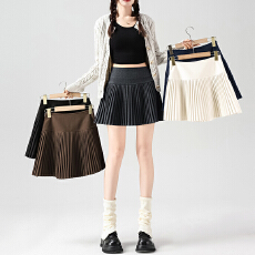 批发实拍2025毛呢百褶秋冬韩风显瘦百搭防走光<b class='q'>短裤</b>超短半身裙裙子<b class='q'>女</b>