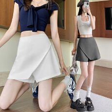 批发实拍2026春夏西装裤韩版显瘦高腰A字通勤超短辣妹<b class='q'>百搭</b>短裤半身裙