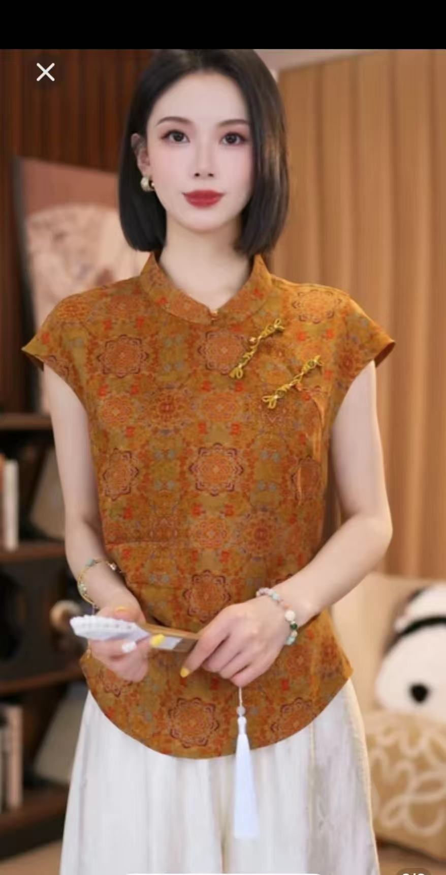 새로운 중식 국풍 샹윈사 여름 섹션 맨위