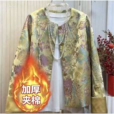 批发新中式国风短外套女款早春秋季2026新款加厚流行漂亮开衫薄款上衣