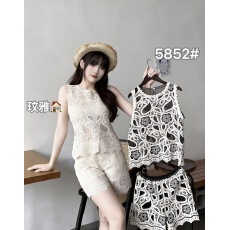 批发2026新款时尚<b class='q'>欧美</b>套装背心➕裤子百搭