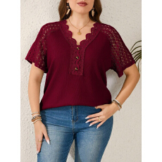 批发大码女装TIMU-希音-阿里巴巴欧美时尚T恤上衣