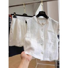 批发实价（蕾丝+原版面料） 特大码200斤盐系时尚拼接花边套装女