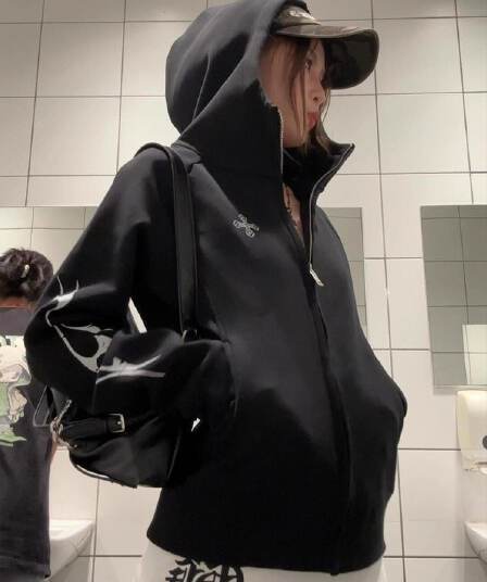 원본 솜씨 순수한 Mianhua 면 복합 후드티 여성